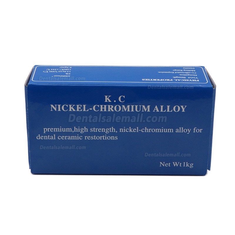 1Kg/Box Dental Nickel Chromium Alloy Containing Beryllium for Ceramic Repair Lab Materials